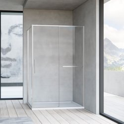 Душевой уголок Vincea Slim Soft VSR-1SS9012CLBN 120x90, профиль брашированный никель