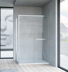 Душевой уголок Vincea Slim Soft VSR-1SS9013CL 130x90, профиль хром