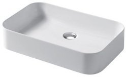 Раковина Disegno Ceramica Slim SL06038001 60x38, белая глянцевая