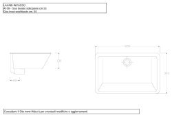 Раковина Hidra Lavabi A109/001 53x34.5, белая глянцевая