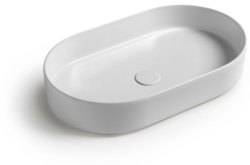 Раковина White Ceramic Blade W0527FG 60x36, фанго матовая