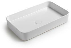 Раковина White Ceramic Blade W0517SETPL/Blade 65x40, сливовая матовая