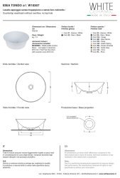 Раковина White Ceramic Idea W10307FM 42x42, серая матовая