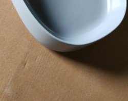 Раковина White Ceramic Jumper W0717FM 50x40, серая матовая