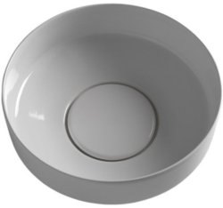 Раковина White Ceramic Was W100708SET01 40x84.5, белая глянцевая