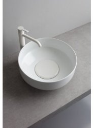 Раковина White Ceramic Was W100701 40x18, белая глянцевая