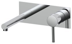 Смеситель для раковины AQG Stick 01STR170CR встраиваемый, хром