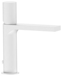 Смеситель для раковины AQG Tube 01TUB100BL, белый матовый