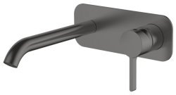 Смеситель для раковины AQG Urban Flow 01URF170GM встраиваемый, оружейная сталь