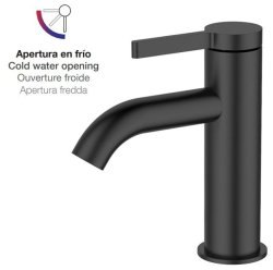 Смеситель для раковины AQG Urban Flow 01URF100NG, черный матовый