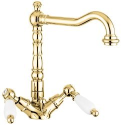 Смеситель для раковины Emmevi Deco Ceramic 121613/OR, золото