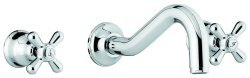 Смеситель для раковины Emmevi Deco Classic 12055/BR встраиваемый, бронза