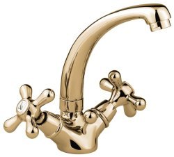 Смеситель для раковины Emmevi Deco Classic 12913/BR, бронза