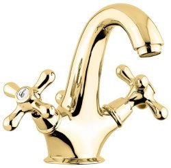 Смеситель для раковины Emmevi Deco Classic 12013/OR, золото