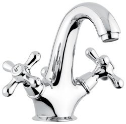 Смеситель для раковины Emmevi Deco Classic 12013/CO, хром-золото