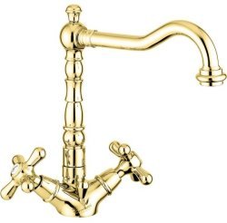 Смеситель для раковины Emmevi Deco Old 12613/OR, золото