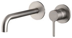 Смеситель для раковины Emmevi Filoinox 85155/IN встраиваемый, зачищенный никель