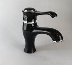 Смеситель для раковины Emmevi Tiffany 6003/NC, черный-хром