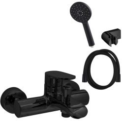 Смеситель для ванны AQG Beta 01BE2417NG, черный матовый