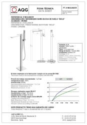 Напольный смеситель для ванны AQG Bold 01BOL602CR, хром