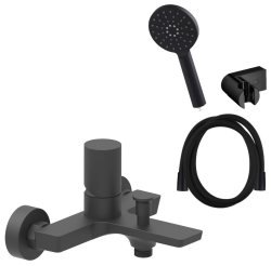 Смеситель для ванны AQG Tube 01TUB417NG, черный матовый