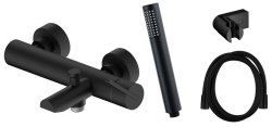Смеситель для ванны AQG Urban 01URB424NG, черный матовый