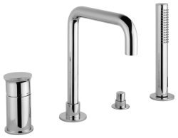 Смеситель на борт ванны Emmevi Filobrass 85120ZI/NEO, черный матовый