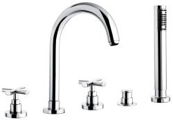 Смеситель на борт ванны Emmevi Spirit New 31121/CR, хром