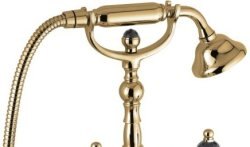 Смеситель для ванны Emmevi The One 98011LCSWNE/BR, бронза