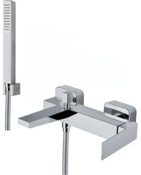 Смеситель для ванны Fiore Kube 100BB8552, белый матовый