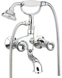 Смеситель для ванны Fiore Venere Sky 13CR0600, хром - swarovski