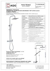 Душевая система AQG Alpha 21NIC25ALA02, хром