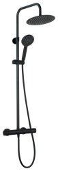 Душевая система AQG Tube 21NIR25TUA05, черный матовый