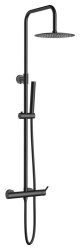 Душевая система AQG Urban Flow 21UFR25UFD05, черный матовый