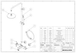 Душевая система Daniel Tiara OM636DA435594-DP, матовое золото