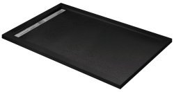 Душевой поддон Cezares TRAY-AS-AH-120/90-30-NERO 120x90 из искусственного камня, черный матовый