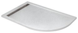 Душевой поддон Cezares TRAY-AS-RH-120/90-550-30-W-L 120x90 из искусственного камня, белый