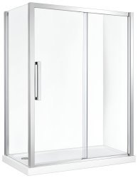 Душевой уголок Cezares LUX-SOFT-W-AH-1-150/100-C-Cr-IV 150x100, профиль хром