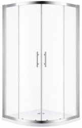 Душевой уголок Cezares ECO-O-R-2-90-C-Cr 90x90, профиль хром