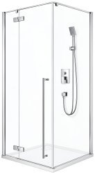 Душевой уголок Cezares LINER-A-1-100-C-Cr-L 100x100, профиль хром