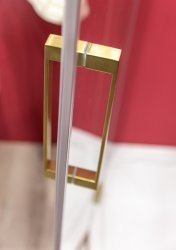 Душевой уголок Cezares SLIDER-AH-1-100-100/110-C-BORO 100x100, профиль золото