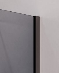 Душевой уголок Cezares SLIDER-AH-1-80-70/80-GRIGIO-GM 70x80, стекло графит, профиль сталь
