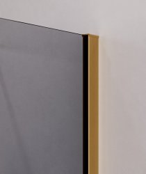 Душевой уголок Cezares SLIDER-AH-2-90/100-100/110-GRIGIO-BORO 90x100, стекло графит, профиль золото