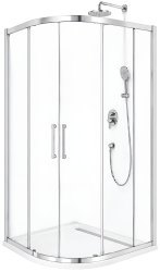 Душевой уголок Cezares MOLVENO-R-2-100-C-Cr-IV 100x100, профиль хром