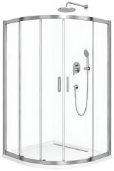 Душевой уголок Cezares MOLVENO-RH-22-120/110-C-Cr-IV 120x110, профиль хром