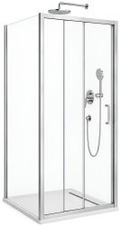Душевой уголок Cezares MOLVENO-AHF-31-90/80-C-CR-IV 90x80, профиль хром