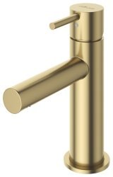 Смеситель для раковины Cezares Leaf LEAF-LSM1-L-SR, брашированное золото