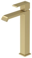 Смеситель для раковины Cezares Porta PORTA-LC-SR высокий, брашированное золото