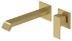 Смеситель для раковины Cezares Porta PORTA-BLI2-SR встраиваемый, брашированное золото