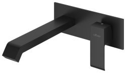 Смеситель для раковины Cezares Porta PORTA-BLI-NOP встраиваемый, черный матовый